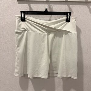 Chic White Skater Skirt